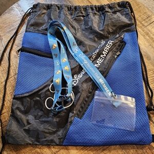 DVC member bag and lanyard